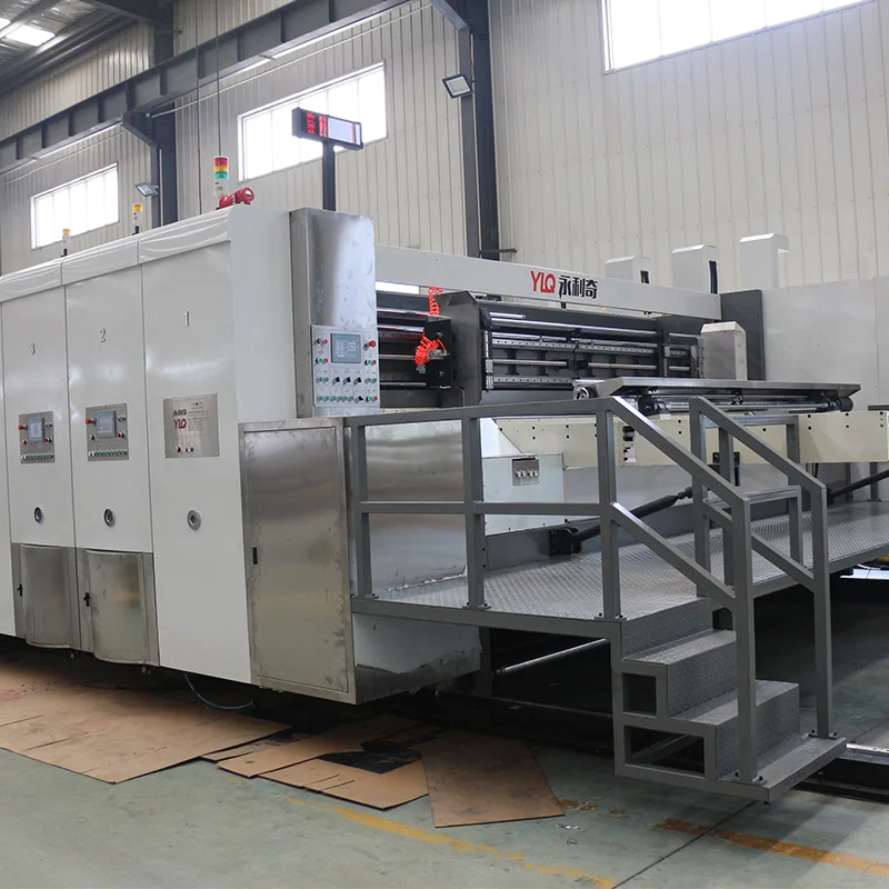 Jumbo принтер Slotter Die cutter машина для упаковки картона печатная