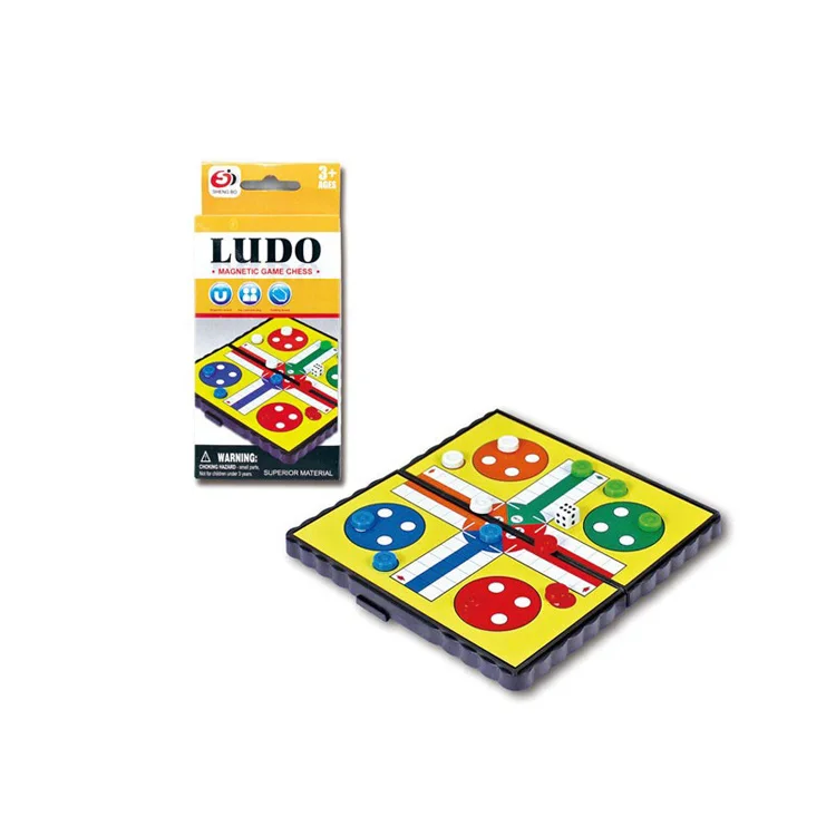 Настольная игра людо 2 в 1 с магнитной игрой Людо