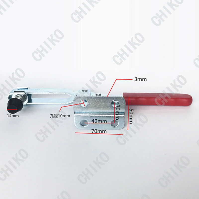 GH-200WL Quick Release Horizontal Handle Toggle Clamp CH HS 200WL 400KG Hold Capacity JA-200-WL Toogle Clamp Hand Tool