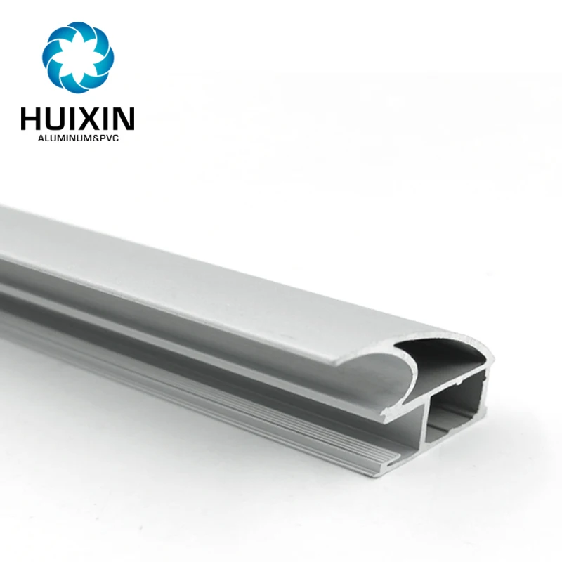 Anodized Silver Aluminum Alloy Extrusion Profile for Closet Wardrobe Door