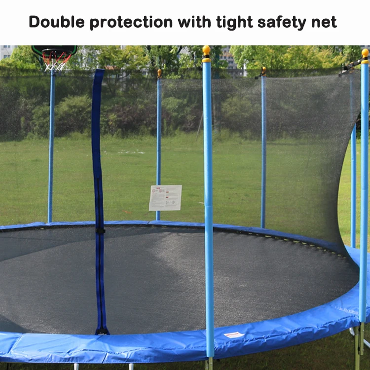 Indoor Outdoor Garden Adults Kids Large Jumping Bed Round Trampoline with Safety Protection Net