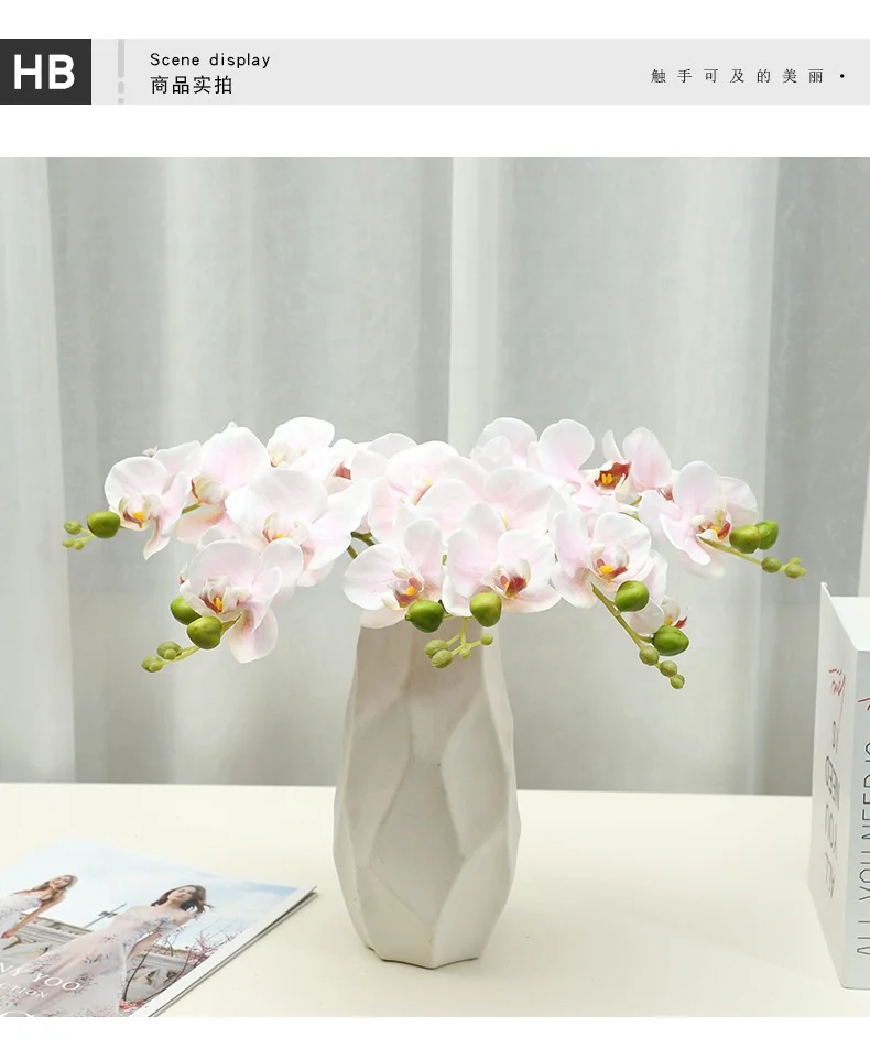 Manufacturers for home decoration living room decorations wedding celebrations Wholesale of 5 Phalaenopsis orchids