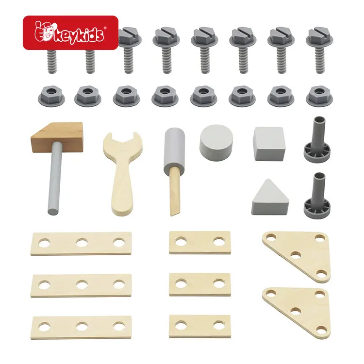 2 in 1 Activity Push Walker Wooden Baby Walker with Tool W16E187