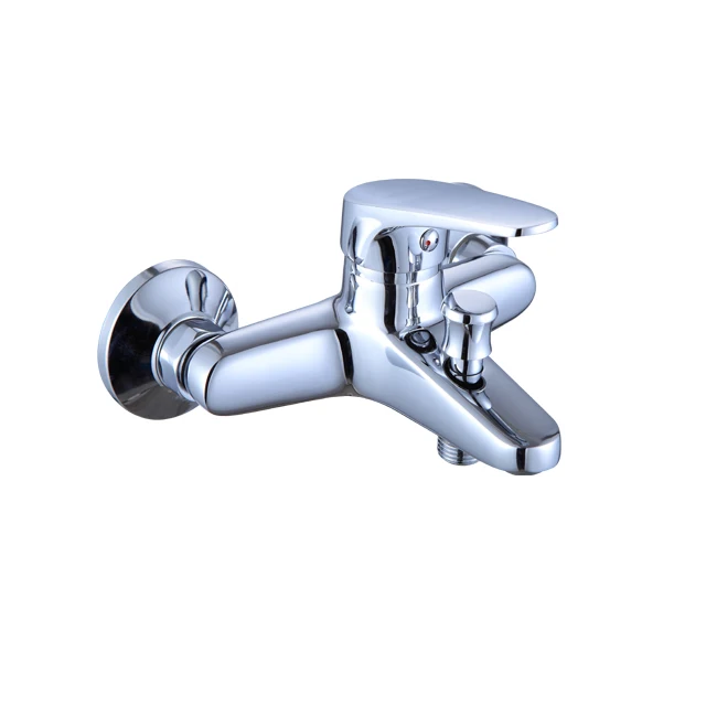 single handle brass body chromed bathroom bath faucet grifo mixer tap