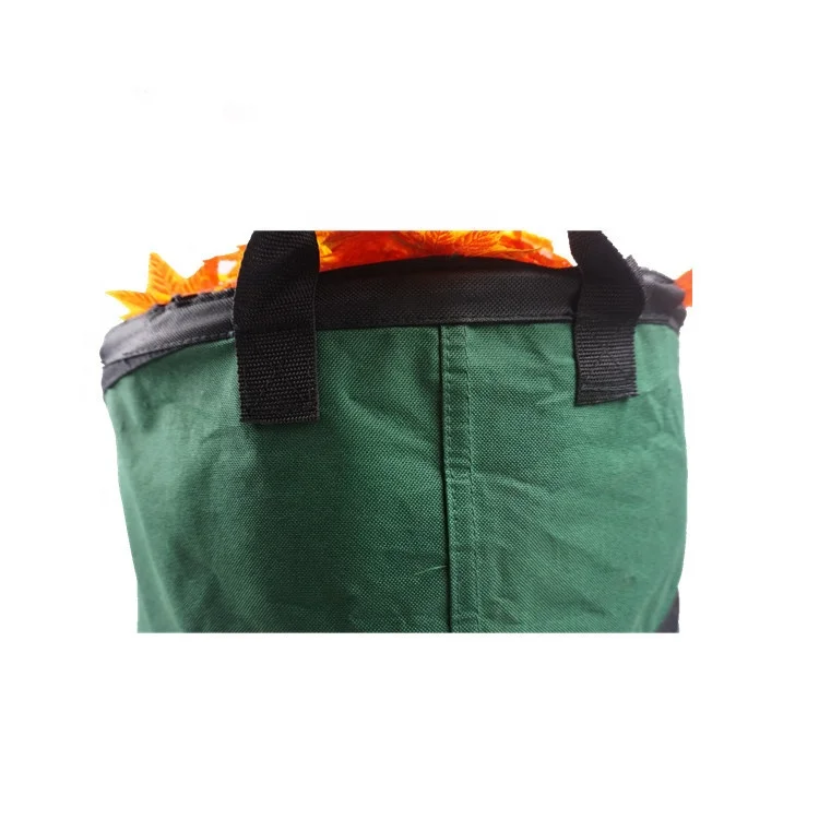 Heavy Duty Oxford Garden bag  Pop-up Bucket Reusable Yard Leaf Bag Holder
