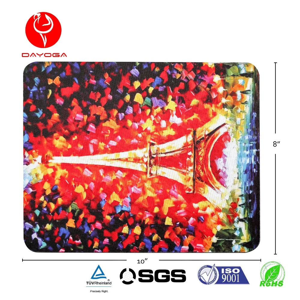 Wholesale High Quality Sublimation Gaming Mouse Pad OEM Full Pattern Size Thickness Material Customizable Mouse Mat Mouse Pad