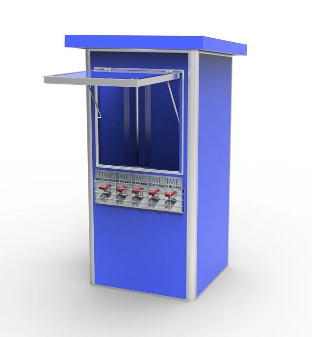 
Outdoor sandwich panel prefab magazine kiosk 