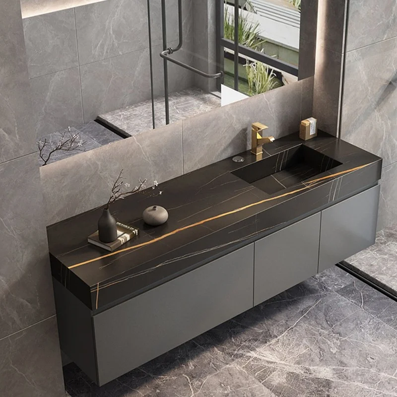 American style modern design Waterproof bathroom vanity custom furniture bathroom vanity cabinets