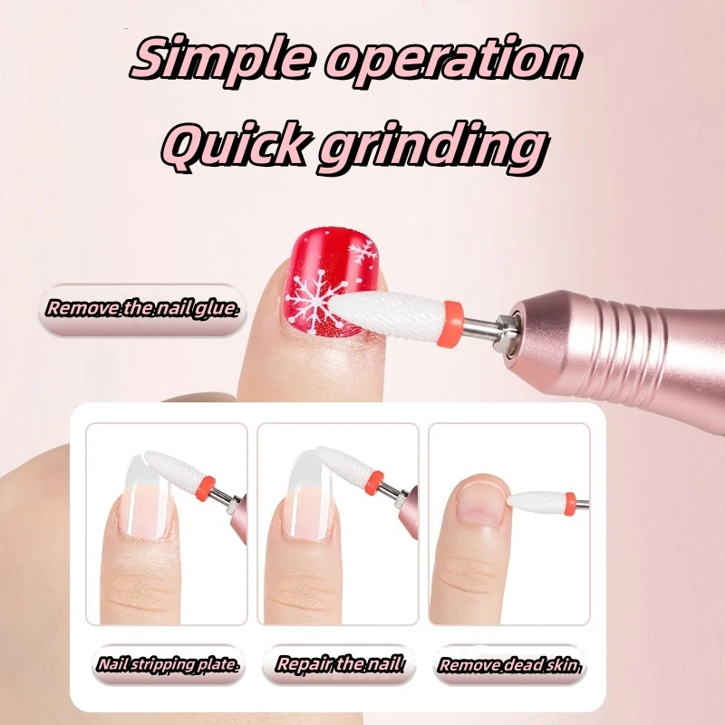 rechargeable adjustable speed manicure polish remover and remove dead skin electric nail polish remover pen nail drill machine