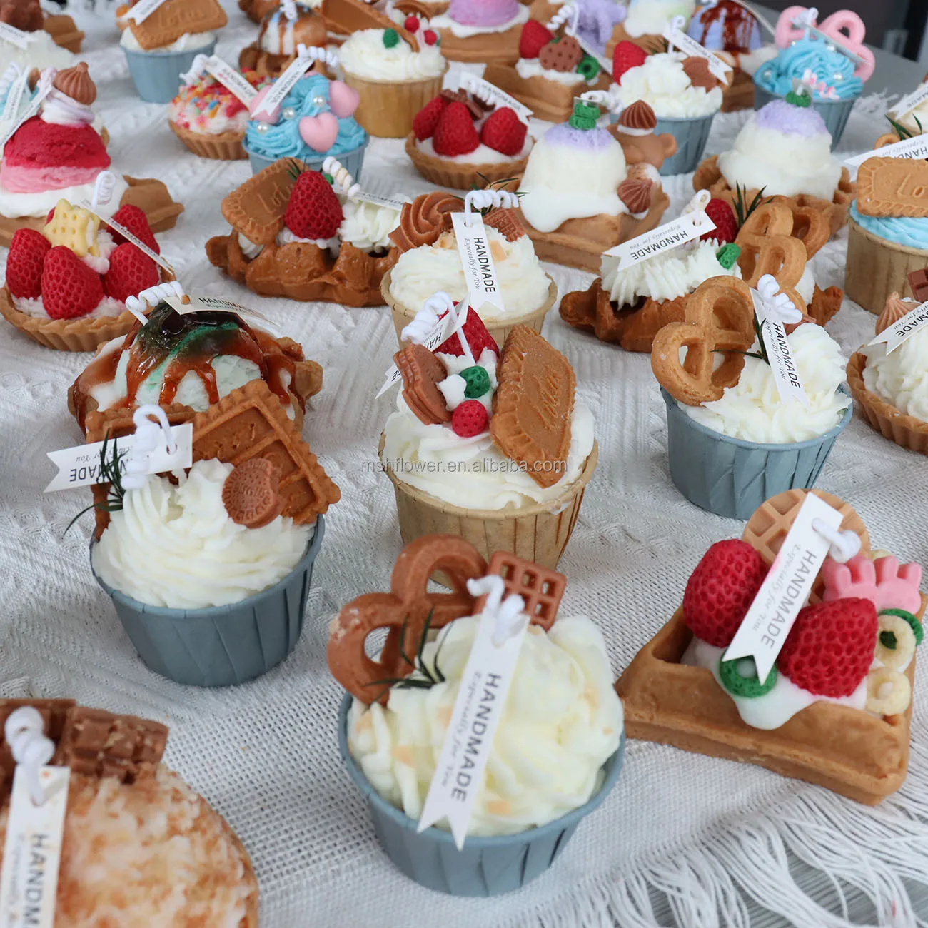 Ice Cream Dessert Candle Food Candle Customized Logo Scented Candles