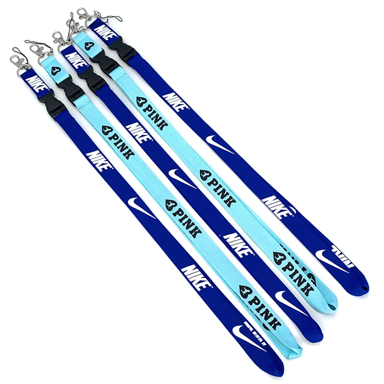 Personalized Custom Printing Logo Polyester Neck ID Lanyards With Logo Custom