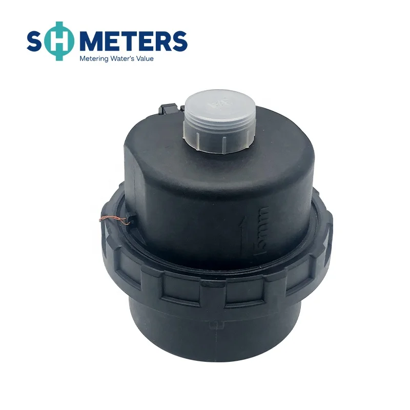 DN15~DN40 Class C Horizontal Water Meter for Residence Brass Body Reed Switch Screw Type Dry Dial OEM,ODM