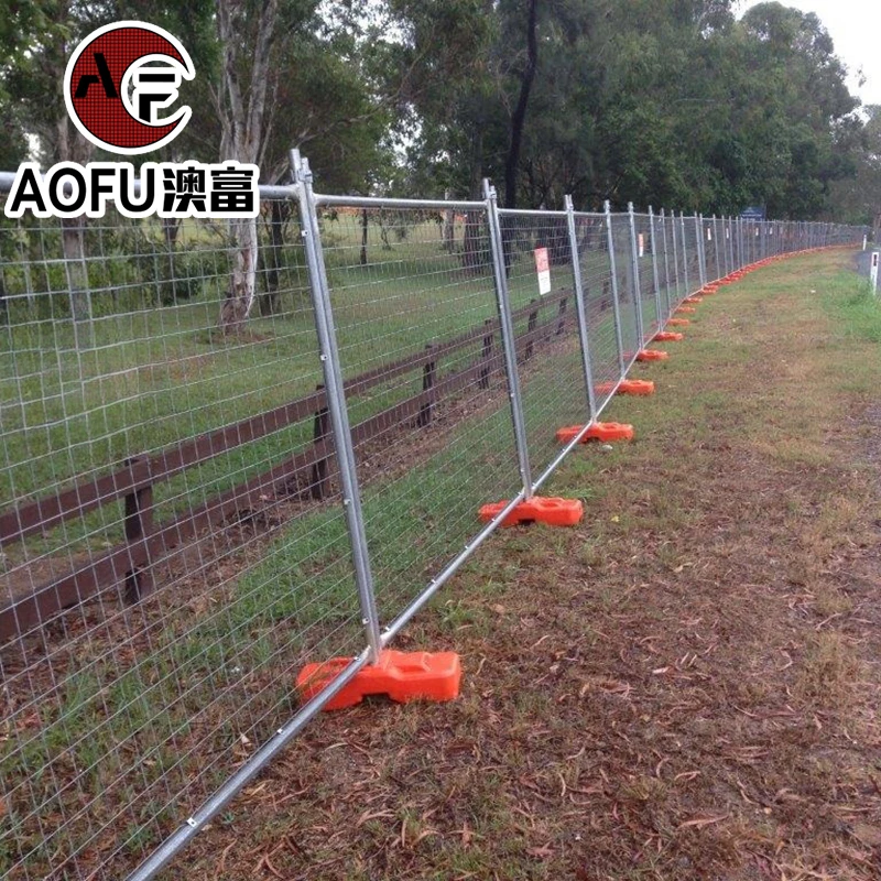 6 feet x10 feet Australia Temporary portable fence Factory Price Customized Powder Coated and Galvanized Fence