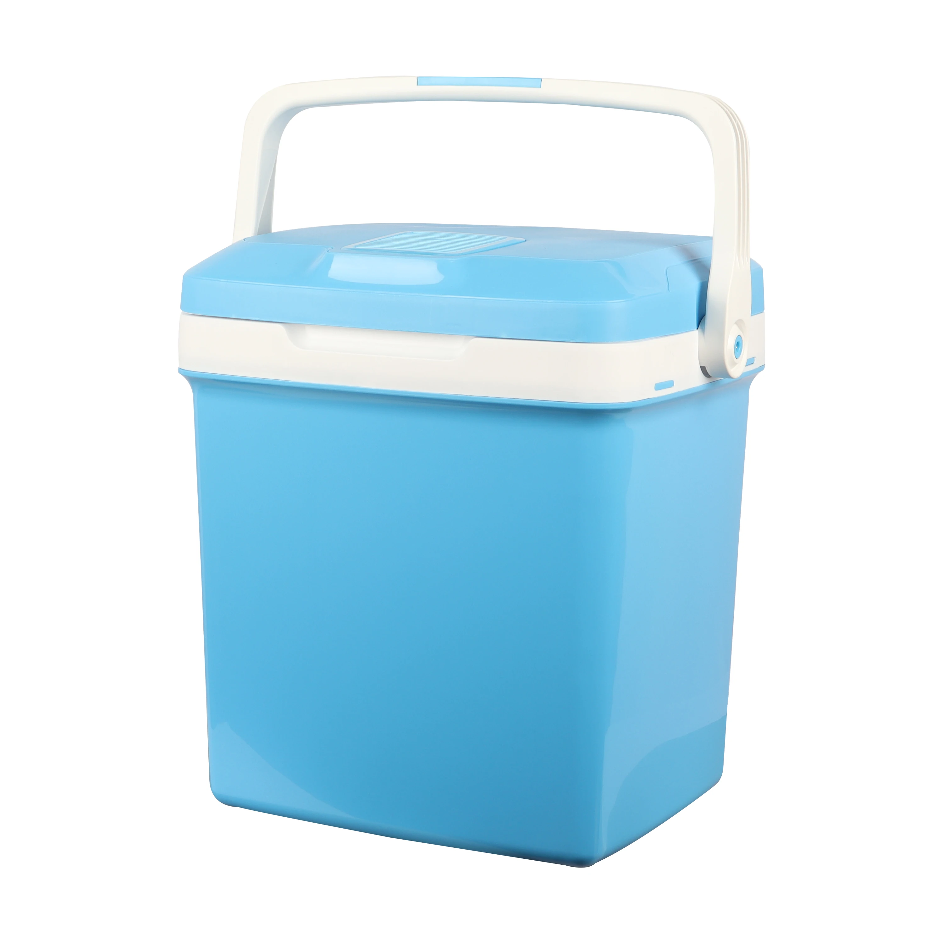 24L Cooler and Warmer Portable Car Refrigerators with Handle Customizable Car Fridges Mini Fridges for Home and Car Dual Used