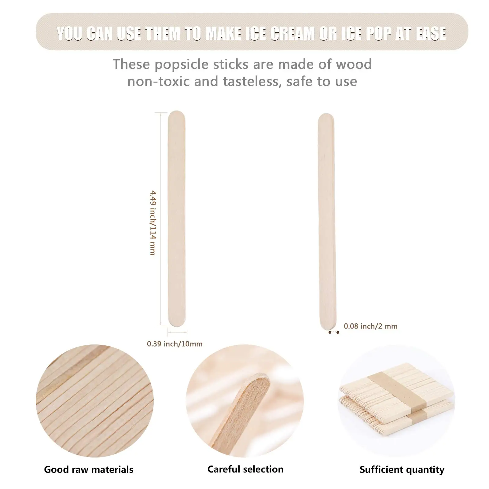 Popsicle Bags Ice Cream Bags Clear Ice Pop Plastic Bags for DIY Making Ice Cream Supplies