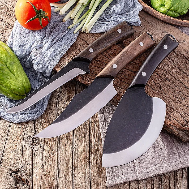 High quality stainless  Steel forged german steel chef knife utility 3-in-1 paring knife apple fruit planer kitchen peele