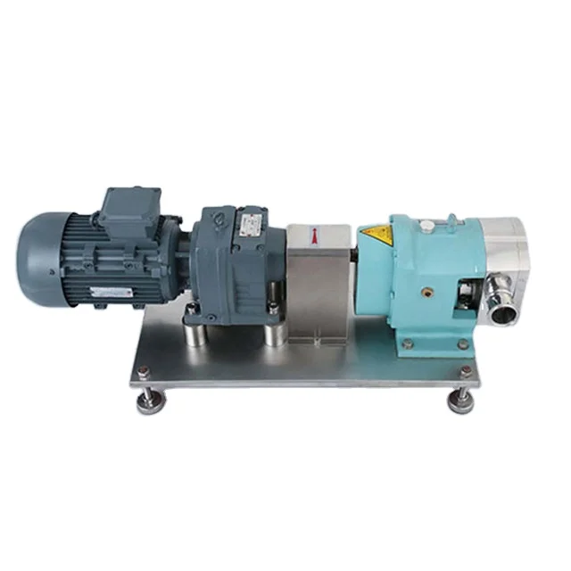 honey hygiene grade Rotary lobe pump high viscosity tomato sauce lobe rotor pump