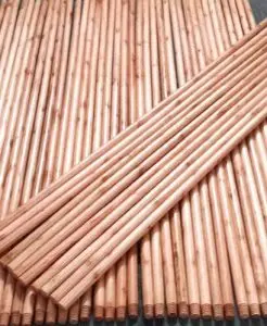 Cleaning Mop Wooden Stick Varnished Wooden Broom Mop Handle Stick with Wood Italian not Metal Screw