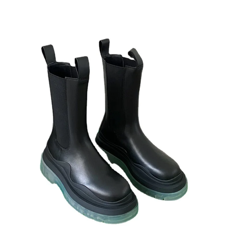 Hot Sale Winter Casual Platform Women Chukka Boots Fashion Famous Brand Anti-slip Chunky Chelsea Boots For Ladies