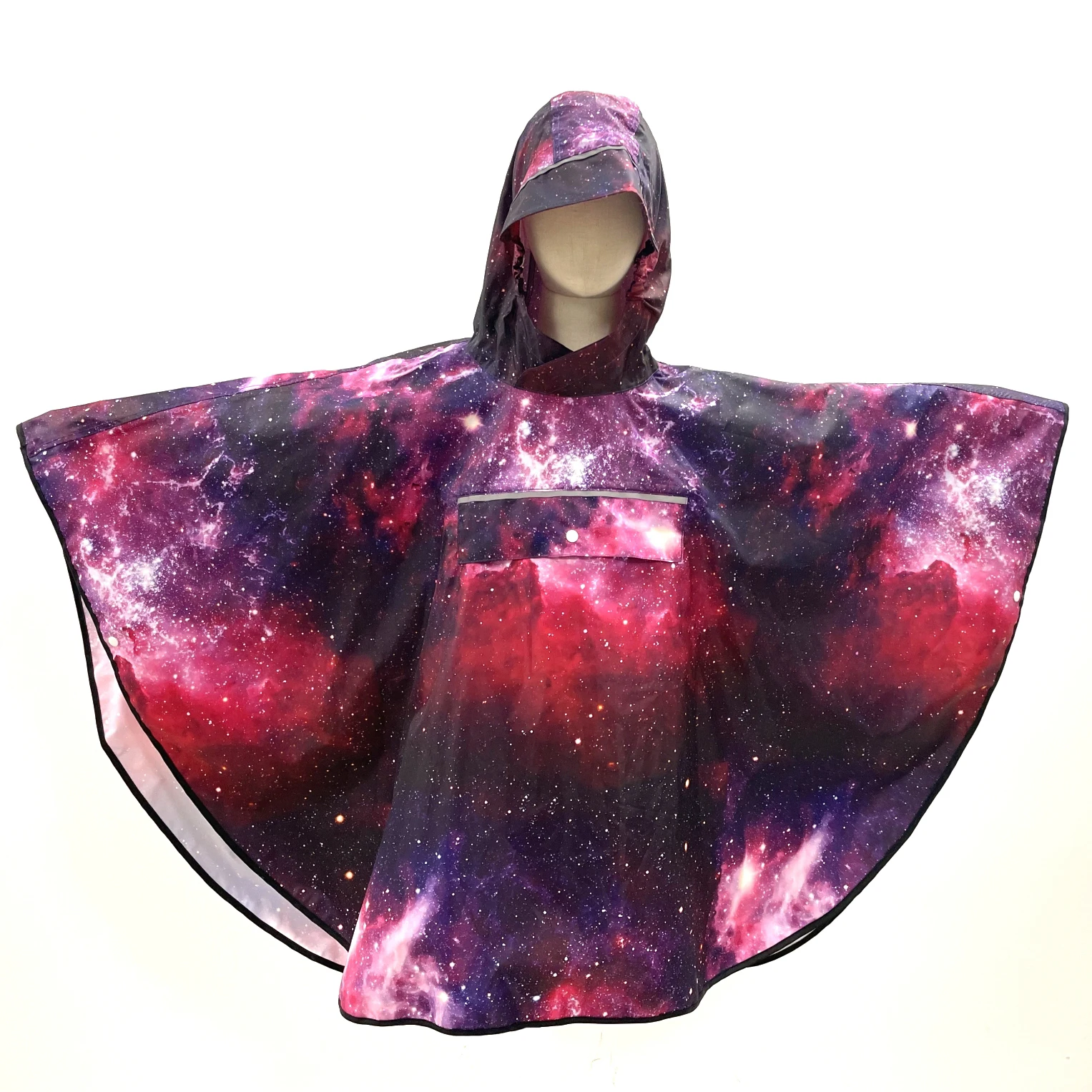 Rip stop nylon rain poncho polyester poncho black yellow reusable big size logo customized poncho for UK Australia