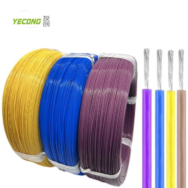 Mil-W-16878/4 PTFE Insulated Wire Flexible Ptfe Insulated 200c 10awg/12awg/14awg/16awg/18Awg mil spec 16878/4 ptfe hook-up wire