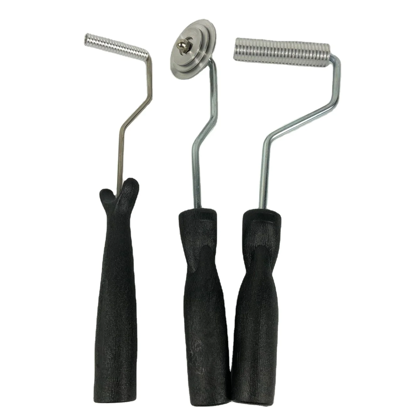 Tub shower bathtub boat repair fiberglass roller took kit 3pcs fiberglass resin laminating bubble roller