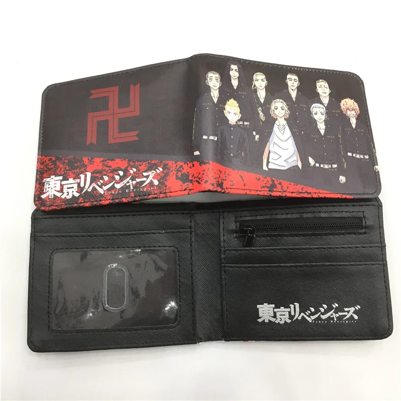14 Styles Tokyo Revengers PU Purse Jujutsu Kaisen Folded Anime Wallet and Purse