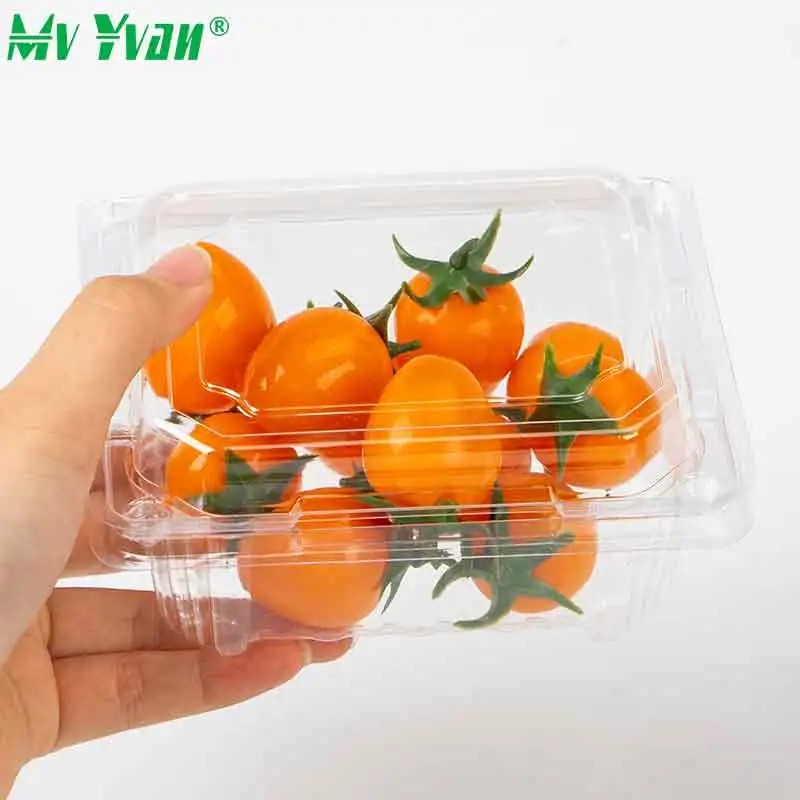 Clear Blister Pet Plastic Food Grade Clamshell Fresh Fruit and Vegetable Container