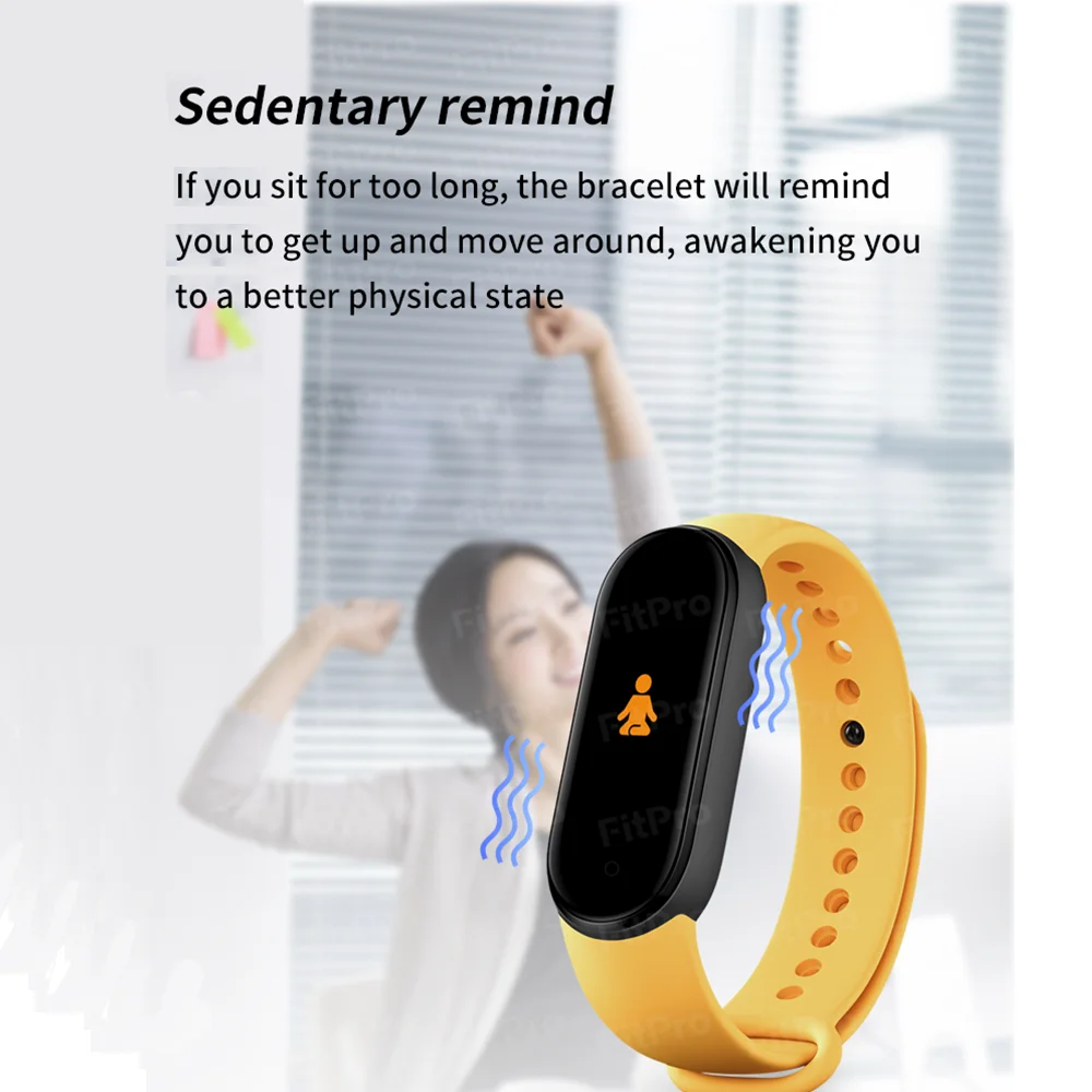 2022 Global version m5 wristband fitness tracker bracelet waterproof smart watch band 5
