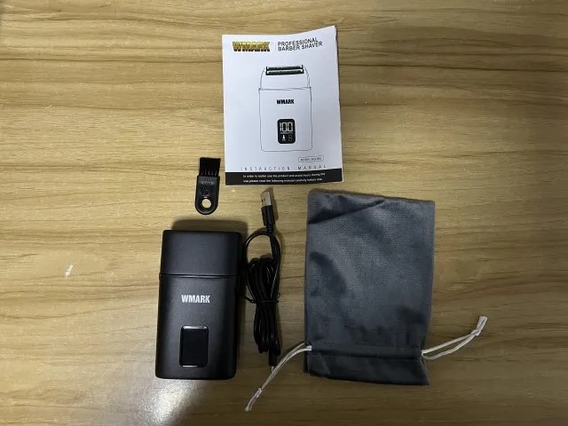 WMARK OEM NG-983 Электрический перезаряжаемый с USB-разъемом мужской триммер возвратно-поступательным движением высокоскоростная лысеющая бритва из фольги для парикмахера