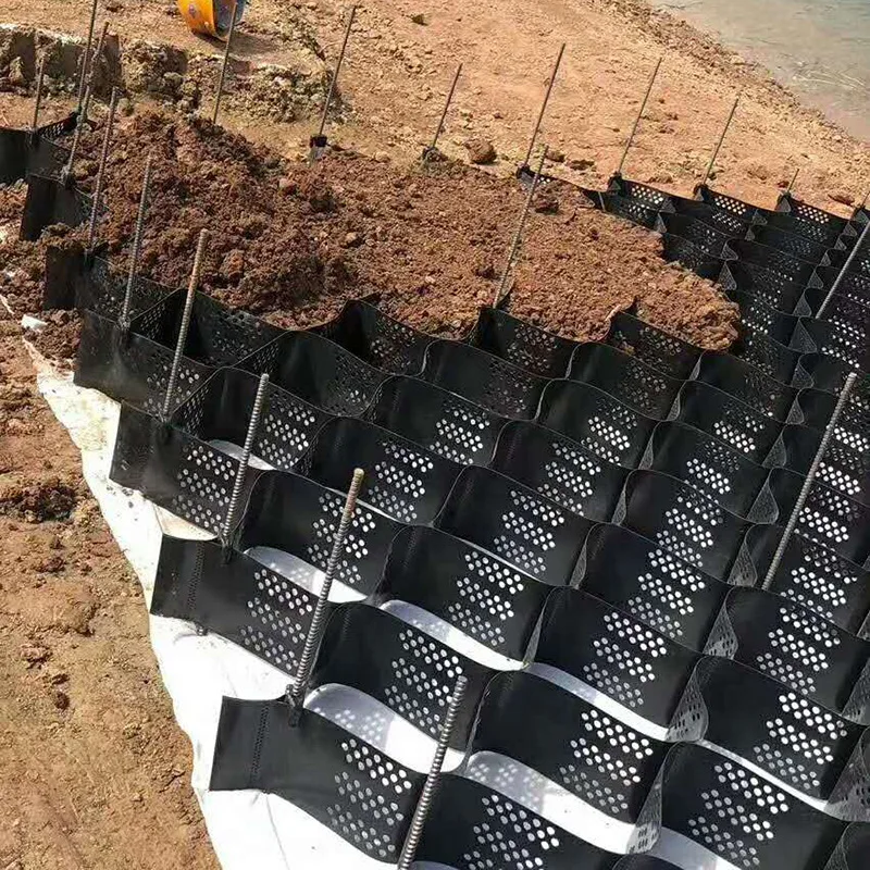 
Gravel Grid Hdpe Plastic Geocell for driveway and soft road foundation 
