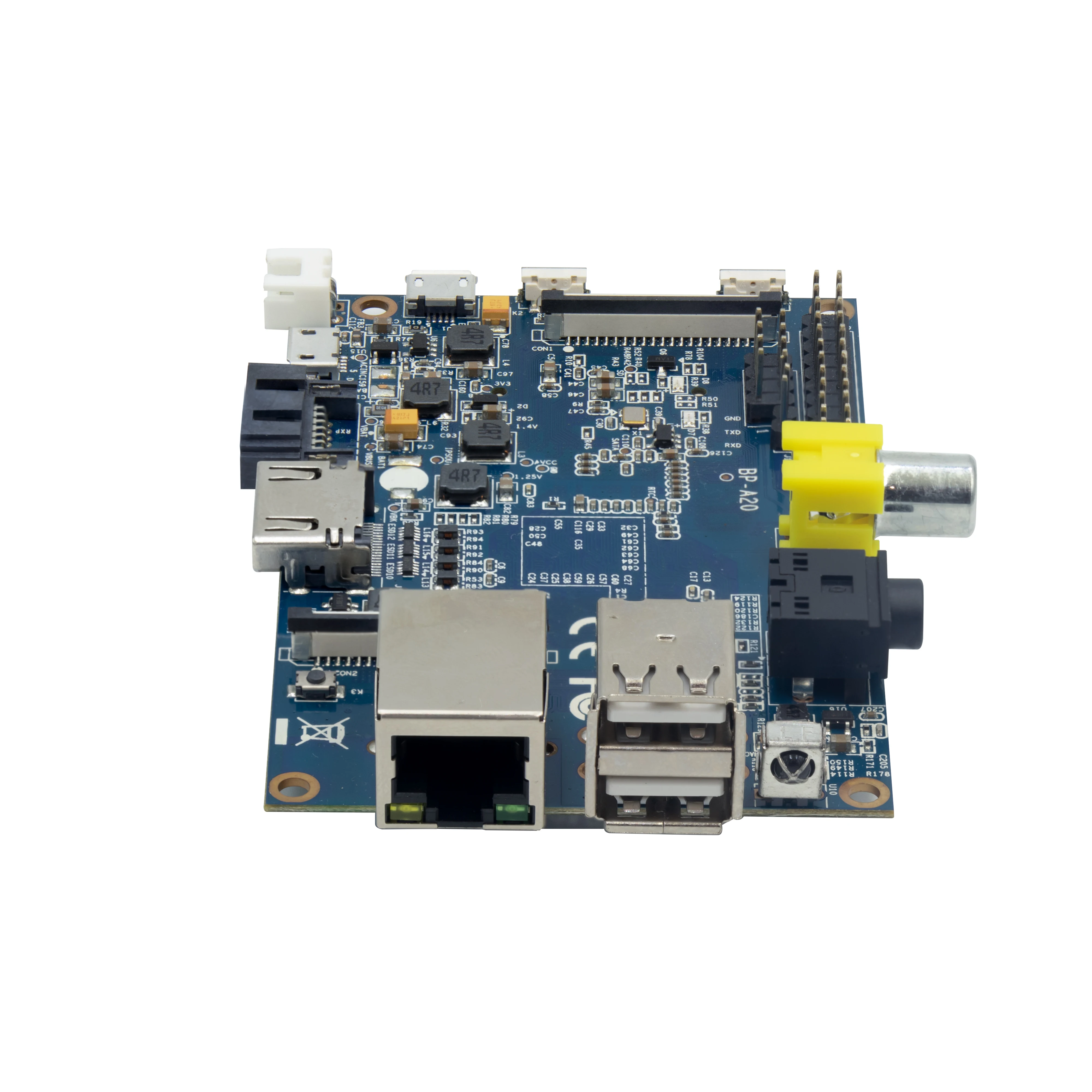 Allwinner A20 Dual core CPU Banana Pi BPI M1 embedded Android motherboard with 1 GB DDR3 memory
