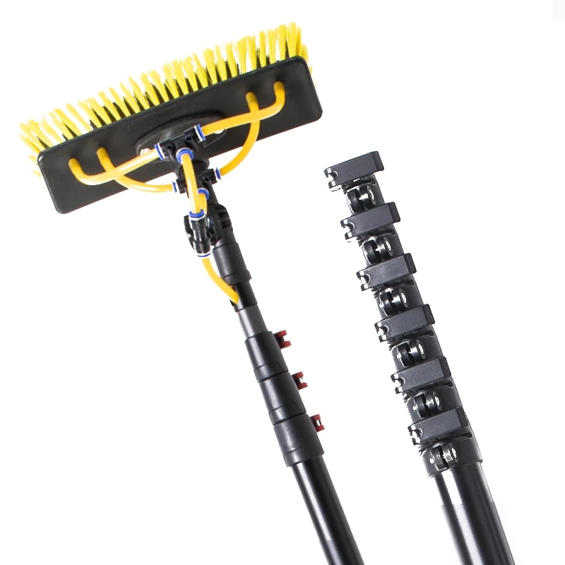 Efficient 30ft 45ft 50ft 55ft 60ft Glossy Matte Telescopic Carbon Fibre Pole For Window Cleaning Pole