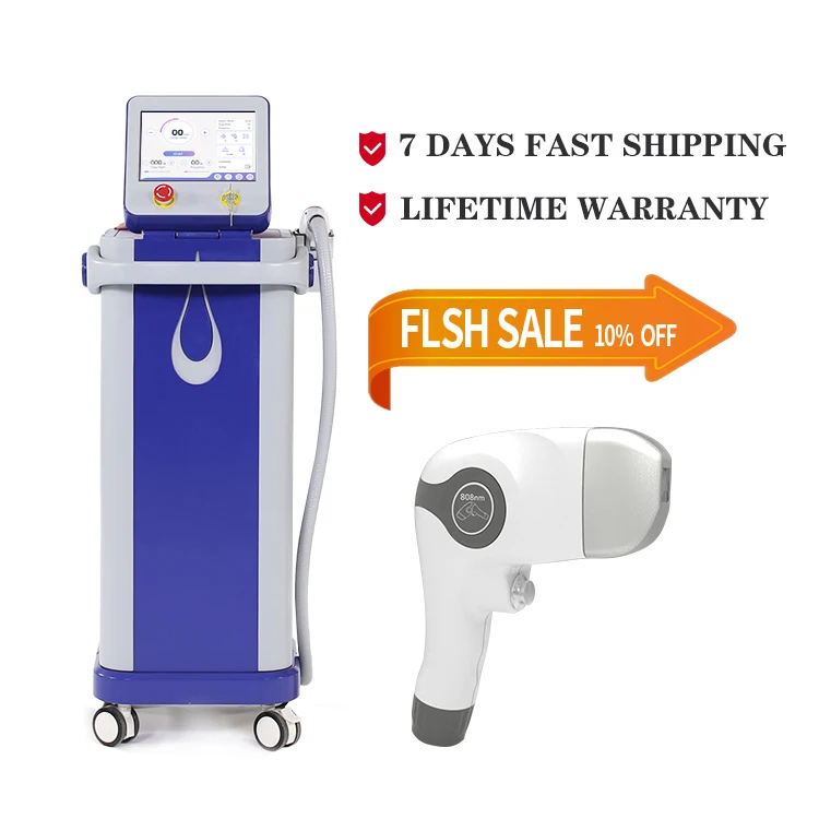 New technology strong cooling 808nm diode hair removal laser machine for sale