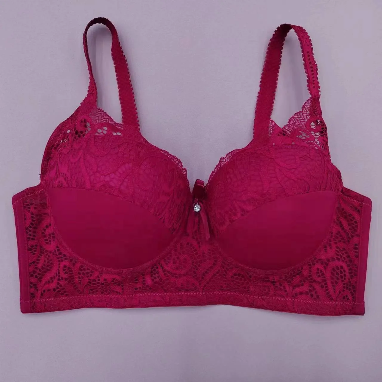 Wholesale Custom New Style Lingerie Push Up Body Beauty Comfort Mesh Transparent Lace brassiere For Women Ladies