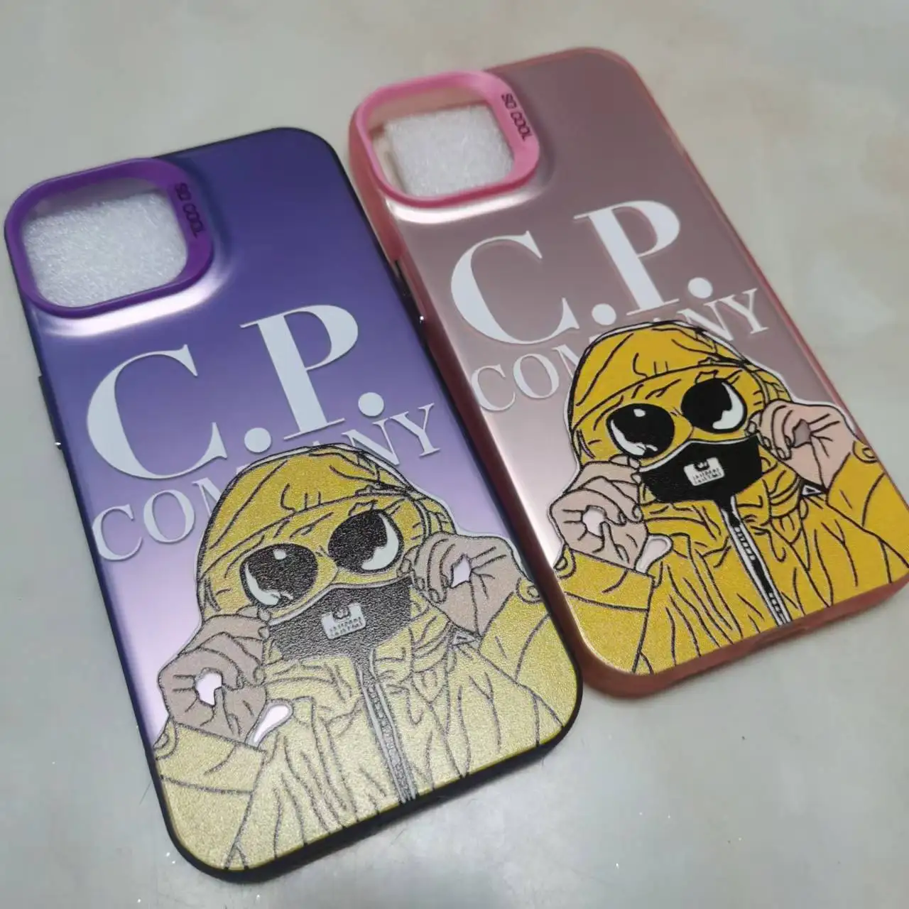 Fashion Brand Mobile Phone Case for iphone 16 Case Color Silver imd Phone Accessories FOR iphones 15 pro max CP Company Case