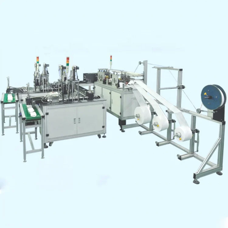 Full Automatic 3 layer  N95 KN95 KF94 FFP Disposable Surgical Medical Face Mask Machine production line manufacturing equipment