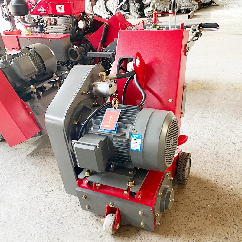 Mini Work Hand Push Gasoline Diesel Electric Road Floor Heating Scarifier Milling Machine