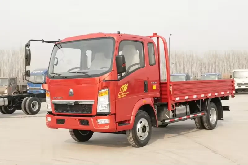 Hot Selling LHD Truck Sinotruk Howo 3.5ton 120hp 4x2  light Cargo Trucks