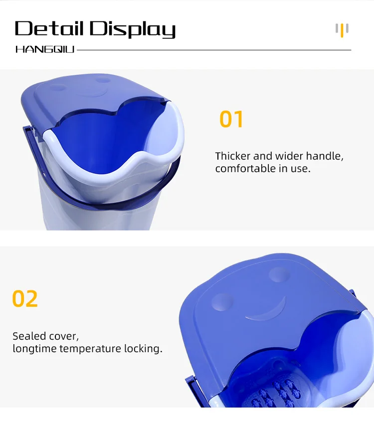 2 pp plastic basin foot