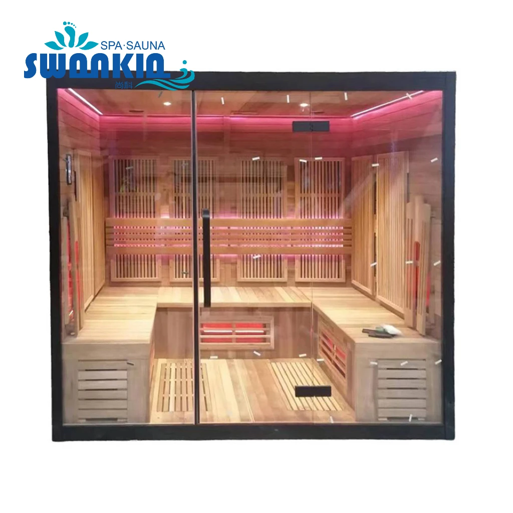 Luxury portable infrared sauna room,fir sauna room,far infared sauna house