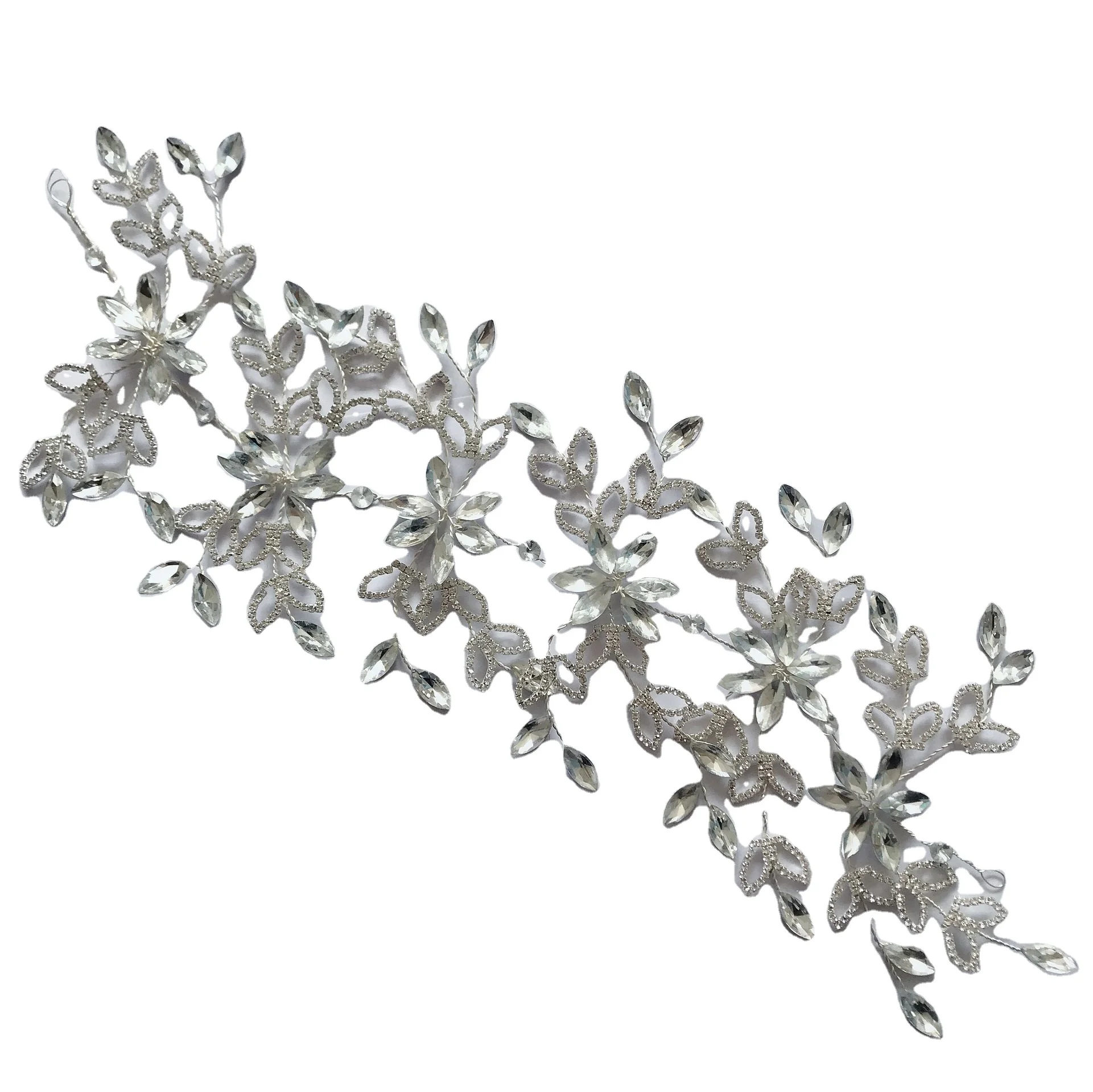 Customize New Style Handmade Luxury High-end Rhinestones Gorgeous Sparkle Bridal Prom Princess Wedding Crown Tiara