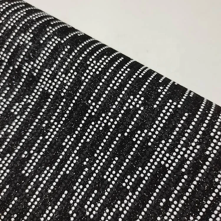 Artificial Synthetic faux PU leather shiny pretty magical printed glitter leather fabric for shoes bags