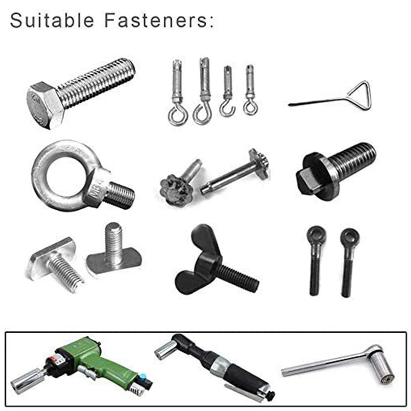 2023 Newest 7-19 MM Magical Universal Socket Wrench Sleeve Grip Power Drill Adapter Tools