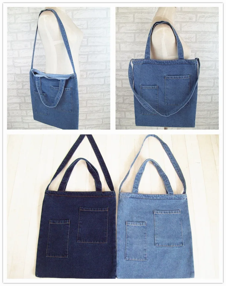 High Quality Fashion Casual Ins Style Large Capacity  Foldable Shopping Bag for Woman Canvas  Shopping Bag with Handle, Front Po