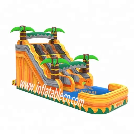 Commercial inflatable 17 feet water slide for sale