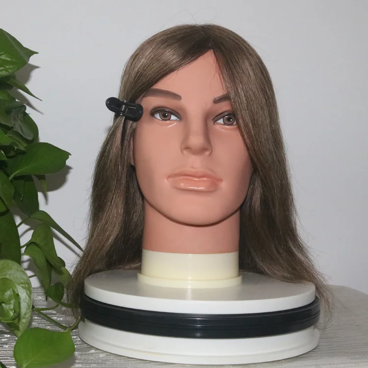 Factory Price Mannequin Head With Human Hair For Training Male  Mannequin Head   Hairdressing Practice Stylist