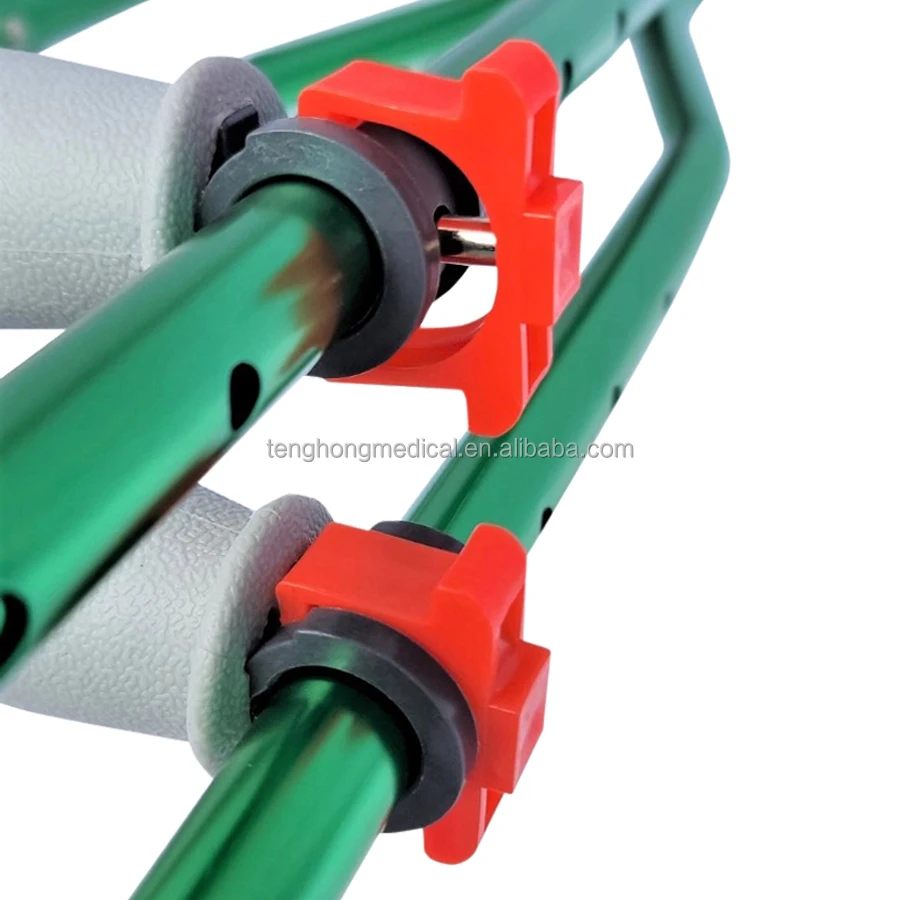 Disabled Crutches Aluminum Underarm Crutches Universal Color Adults Children Axillary Crutches