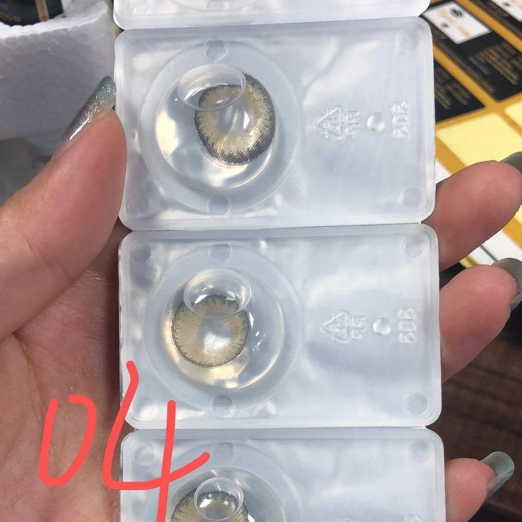 2021 hot color color contact lens annual batch soft color round eye contact lens