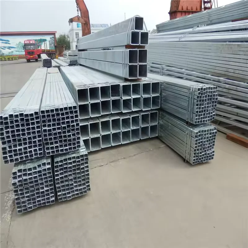 ASTM A53 Gr. B Mild Rhs Shs Hollow Section hot dipped  Galvanized Square Rectangular Welded Carbon Steel Pipe